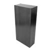 Brushed Black Oxide Split Type Aluminum Cooling Case Enclosure Electronic Box for Amplifier GPS Professional Sandblast Matte Anodized Finish Heat Dissipating DIY Project 6063 T5 (300mm Long) view 3