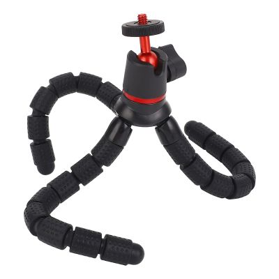 Camera Tripod Stand, Camera Video Recording Stand with 360 Rotation Desktop Selfie Stick Tripod for Video Recording, for Smartphones, Cameras, and Recorders