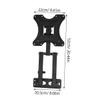 FELTECHELECTR LCD Tv Bracket Stretch Hanging Rack Heavy Duty Tv Wall Mount Swivel Easy Install Steel Construction view 2