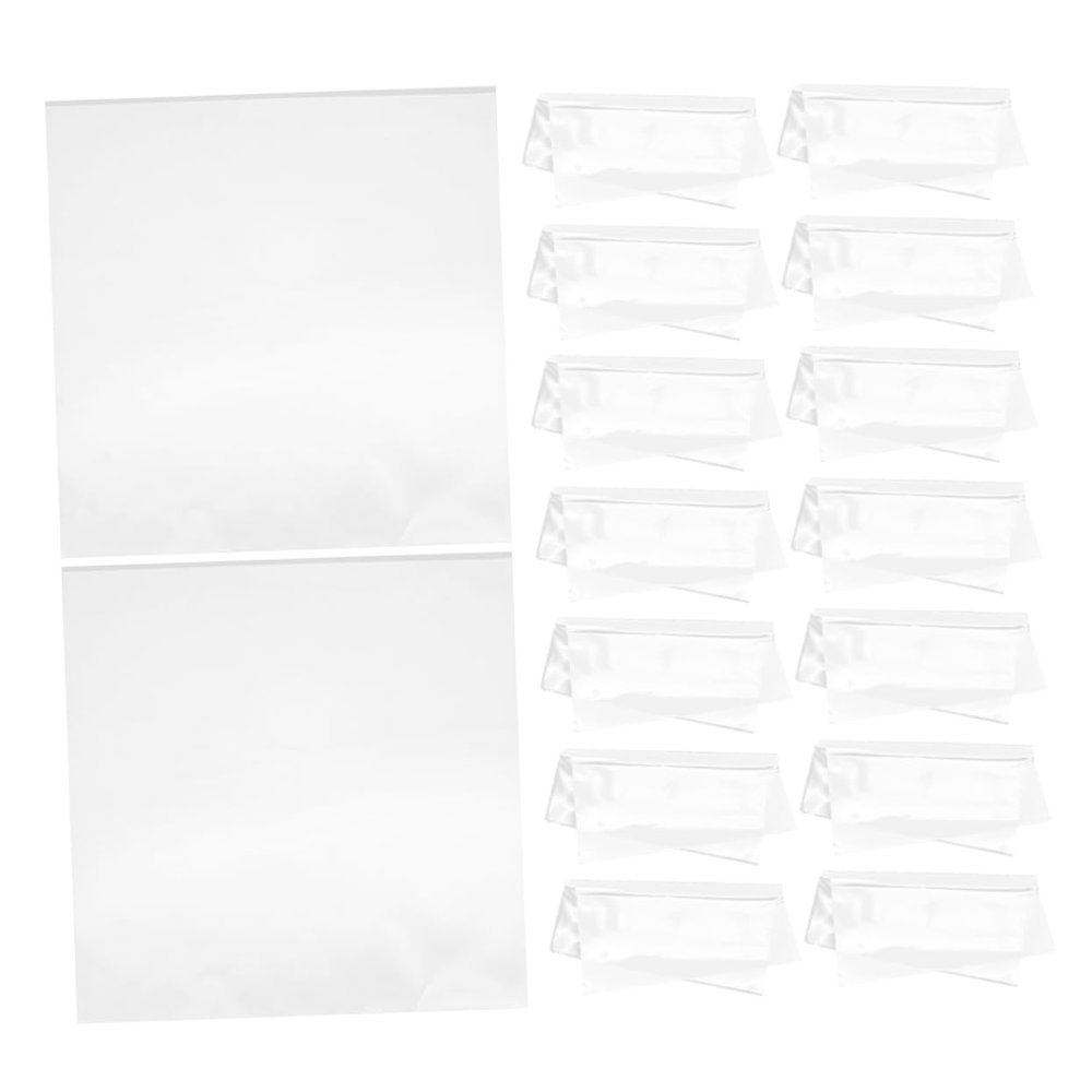 Ciieeo 25pcs Vinyl Outer Sleeves Self-Adhesive Record Covers Sleeve Covers for Vinyl Records and Albums