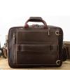 PNAWLLCF Men's Business Briefcase Laptop Bag Crazy Horse Leather Shoulder Bag view 4