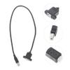 DOITOOL USB Extension Cable Right Angled b Connector for Printers Computer Accessory for Hot Plugging and Industrial Equipment Use view 2