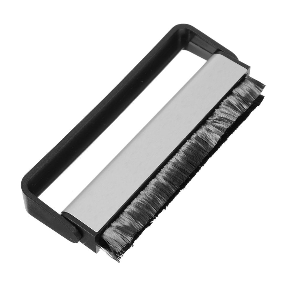 DOITOOL 1pc Carbon Fiber Soft Brush for Vinyl Records Static Cleaning Tool for and Albums Dust Removal for Record Players Convenient Hanging Design