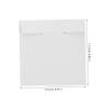 Mikinona 50pcs Cd Paper Sleeves Envelopes for Dvd Cd Storage White Paper Cases for Disc Protection Compatible with Various Formats Simple Reusable Design view 2