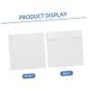 Mikinona 50pcs Cd Paper Sleeves Envelopes for Dvd Cd Storage White Paper Cases for Disc Protection Compatible with Various Formats Simple Reusable Design view 3