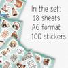 100Pcs Funny Coffee Stickers for Cups, Water Bottles & Scrapbook - Coffee Gifts, Party Decorations, Party Supplies - Gifts for Men & Women view 2