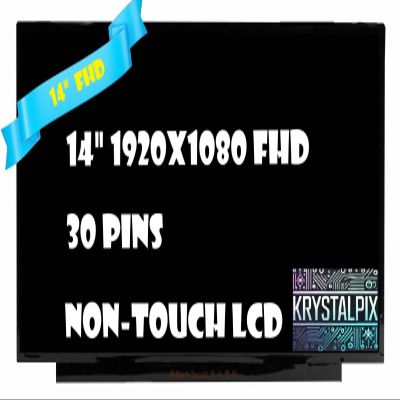 New KrystalPix LCD Display FITS- Replacement LCD for 14-EP0005CL 14-EP0063CL 14-EP0145CL 14" FHD 1920X1080 LCD LED Screen Panel 30 pins Non-Touch Display