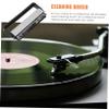 Angoily Clean Brush for Vinyl Records Anti-Static Carbon Fiber Cleaning Tool with Solid Handle for Record Player Cd Albums Easy Storage Suspension view 4