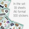100Pcs Photography Stickers for Water Bottle and Laptop - Photography Party Supplies - Gifts for Photographer - Photo and Camera Stickers - Gift for Women & Men view 2