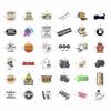 100Pcs Photography Stickers for Water Bottle and Laptop - Photography Party Supplies - Gifts for Photographer - Photo and Camera Stickers - Gift for Women & Men view 3