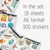 100Pcs Marching Band Stickers - Marching Band Gifts, Party Supplies -Drum Stickers - Gift for Women & Men view 2