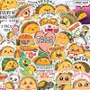 100Pcs Taco Stickers - Taco Party Supplies, Decorations - Food Stickers - Gift for Women & Men view 1