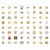 100Pcs Taco Stickers - Taco Party Supplies, Decorations - Food Stickers - Gift for Women & Men view 4