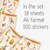 100Pcs Giraffe Stickers, Giraffe Party Decorations, Favors  Cute Animal Decals, Animal Stickers  Gift for Women & Men view 2