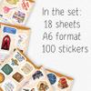100Pcs Fantasy Book Stickers for Kindle Adult - Bookish & Reading Decals, Book Stickers Fantasy - Gifts for Men & Women view 2