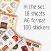 100Pcs Theatre Stickers for Laptop, Drama Stickers and Decals - Theatre Gifts - Drama Party Supplies - Gift for Women & Men view 2