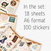 100Pcs Math Stickers for Laptops & Water Bottle - Funny Math Gifts, Party Supplies & Decorations - Nerd Stickers Gift for Women & Men view 2