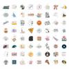100Pcs Math Stickers for Laptops & Water Bottle - Funny Math Gifts, Party Supplies & Decorations - Nerd Stickers Gift for Women & Men view 3