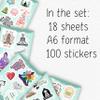100Pcs Yoga Stickers for Planner, Water Bottle - Yoga Gifts for Women, for Yoga Instructor - Gift for Women & Men view 2