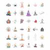 100Pcs Yoga Stickers for Planner, Water Bottle - Yoga Gifts for Women, for Yoga Instructor - Gift for Women & Men view 3