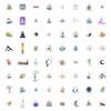 100Pcs Yoga Stickers for Planner, Water Bottle - Yoga Gifts for Women, for Yoga Instructor - Gift for Women & Men view 4