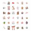 100Pcs Japanese Stickers, Japan Stickers for Scrapbooking - Japan Party Decorations - Japanese Gifts - Gift for Women & Men view 3