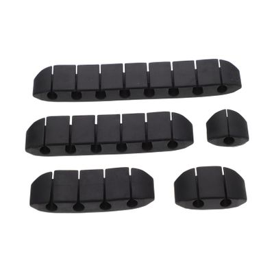 Angoily 5pcs Usb Wire Management Organizers Adhesive Cable Holders for Desk and Tabletop Cord Management and Compact Design for Use
