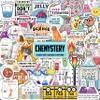100Pcs Chemistry Stickers for Laptop, for Water Bottle - Funny Chemistry Gifts - Science Party Supplies & Decorations - Gift for Women & Men view 1