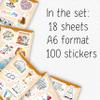 100Pcs Chemistry Stickers for Laptop, for Water Bottle - Funny Chemistry Gifts - Science Party Supplies & Decorations - Gift for Women & Men view 2