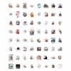 100Pcs Possum Stickers, Opossum Stickers - Possum Gifts - Opossum Party Decoration, Favors - Gift for Women & Men view 3
