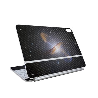 Carbon Fiber Skin Compatible with Apple Magic Keyboard for iPad Air 13-inch (M3) 2025 - Centaurus - Premium 3M Vinyl Protective Wrap Decal Cover - Easy to Apply | Crafted in The USA by MightySkins