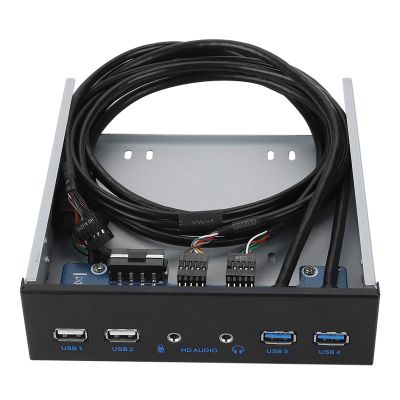 Acouto Multi Port USB 3.0 & USB 2.0 19-Pin HD Front Panel Extension