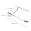 Angoily Alloy Laptop Stand Desk Mount for Laptop Adjustable Notebook Holder Storage Compact Lightweight for Easy Transport view 4