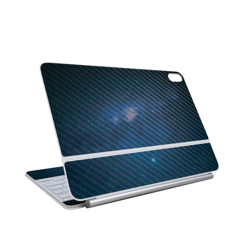 Carbon Fiber Skin Compatible with Apple Magic Keyboard for iPad Air 13-inch (M3) 2025 - Night Sky - Premium 3M Vinyl Protective Wrap Decal Cover - Easy to Apply | Crafted in The USA by MightySkins