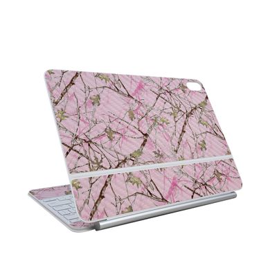 Carbon Fiber Skin Compatible with Apple Magic Keyboard for iPad Air 13-inch (M3) 2025 - Conceal Pink - Premium 3M Vinyl Protective Wrap Decal Cover - Easy to Apply | Crafted in The USA by MightySkins