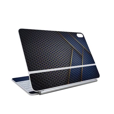 Carbon Fiber Skin Compatible with Apple Magic Keyboard for iPad Air 13-inch (M3) 2025 - Modern Hex - Premium 3M Vinyl Protective Wrap Decal Cover - Easy to Apply | Crafted in The USA by MightySkins