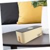 Angoily Cord Management Box for Cords and Cable Organizer for Desktop Office Living Room Space-Saving Wire Storage to Hide Cables and Chargers view 4