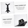ARTIBETTER Car Tablet Mount Flat Chuck Plastic Bracket Phone and Tablet Holder Clip Stand view 3