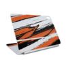 Carbon Fiber Skin Compatible With Apple Magic Keyboard for iPad Air 11-inch (M3) 2025 - Grunge Orange - Premium 3M Vinyl Protective Wrap Decal Cover - Easy To Apply | Crafted in the USA by MightySkins view 1