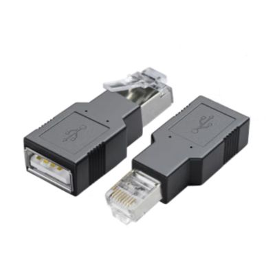 DRAGONRUN Pack of 2 USB to RJ45 Ethernet Adapter Networking Adapter USB2.0 Female to Ethernet Male Converters for Modems Desktop