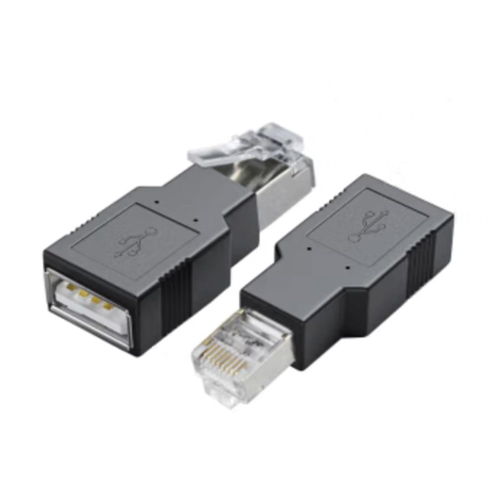 DRAGONRUN Pack of 2 USB to RJ45 Ethernet Adapter Networking Adapter USB2.0 Female to Ethernet Male Converters for Modems Desktop