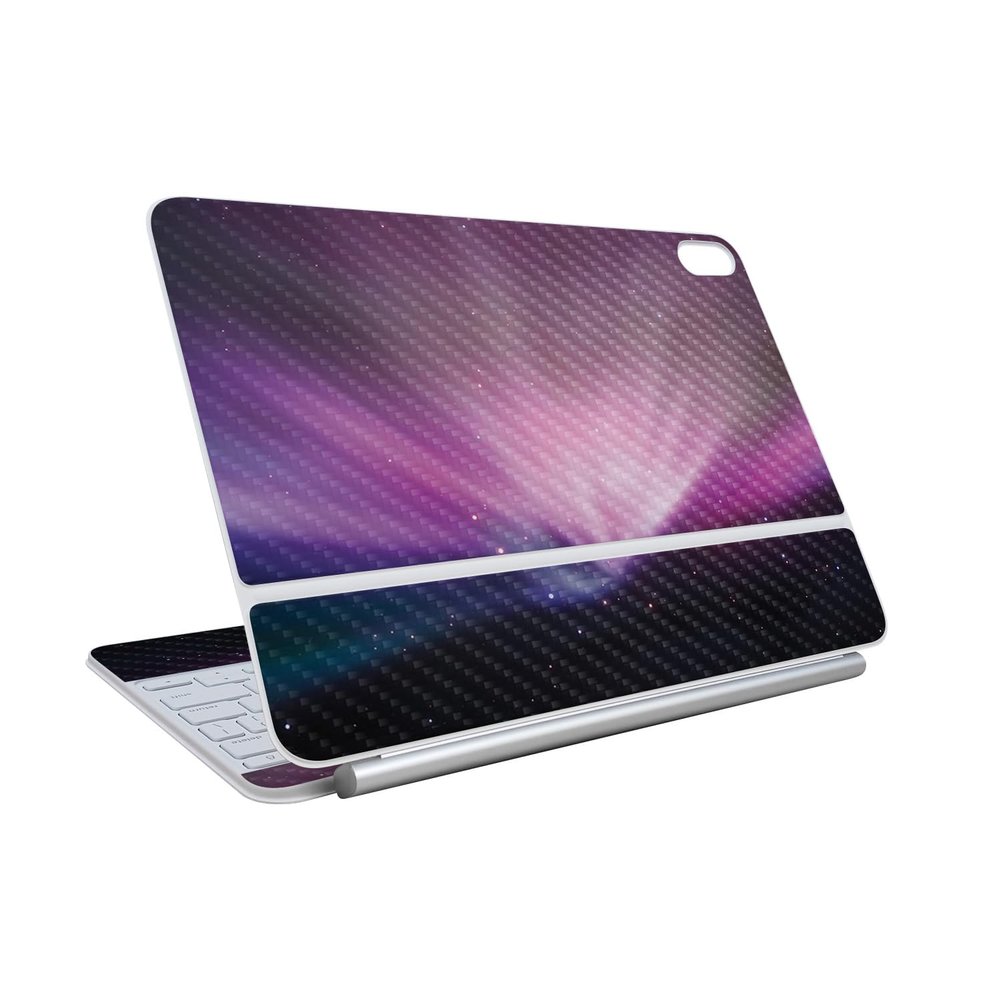 Carbon Fiber Skin Compatible with Apple Magic Keyboard for iPad Air 11-inch (M3) 2025 - Spaced Out - Premium 3M Vinyl Protective Wrap Decal Cover - Easy to Apply | Crafted in The USA by MightySkins