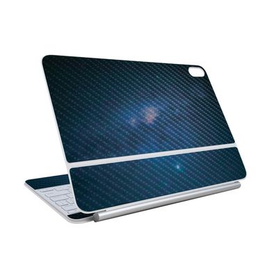 Carbon Fiber Skin Compatible with Apple Magic Keyboard for iPad Air 11-inch (M3) 2025 - Night Sky - Premium 3M Vinyl Protective Wrap Decal Cover - Easy to Apply | Crafted in The USA by MightySkins