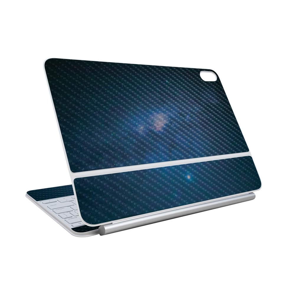 Carbon Fiber Skin Compatible with Apple Magic Keyboard for iPad Air 11-inch (M3) 2025 - Night Sky - Premium 3M Vinyl Protective Wrap Decal Cover - Easy to Apply | Crafted in The USA by MightySkins
