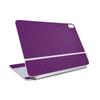 Carbon Fiber Skin Compatible with Apple Magic Keyboard for iPad Air 11-inch (M3) 2025 - Solid Purple - Premium 3M Vinyl Protective Wrap Decal Cover - Easy to Apply | Crafted in The USA by MightySkins view 1