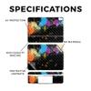 Carbon Fiber Skin Compatible with Apple Magic Keyboard for iPad Air 11-inch (M3) 2025 - Splatter - Premium 3M Vinyl Protective Wrap Decal Cover - Easy to Apply | Crafted in The USA by MightySkins view 2