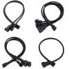 BOXUWFO HONGP 1 to 2/3/4 Way Tap Sleeve Extension Braided Cable Extension Fan Connector 4-pin 1 to 3 Way PWM Fan Splitter Cable Cooled(1 in 5) view 3