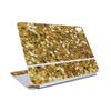 Carbon Fiber Skin Compatible with Apple Magic Keyboard for iPad Air 11-inch (M3) 2025 - Gold Chips - Premium 3M Vinyl Protective Wrap Decal Cover - Easy to Apply | Crafted in The USA by MightySkins view 1