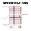 Carbon Fiber Skin Compatible with Apple Magic Keyboard for iPad Air 11-inch (M3) 2025 - Plaid - Premium 3M Vinyl Protective Wrap Decal Cover - Easy to Apply | Crafted in The USA by MightySkins view 2
