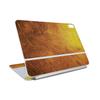Carbon Fiber Skin Compatible With Apple Magic Keyboard for iPad Air 11-inch (M3) 2025 - Textured Gold - Premium 3M Vinyl Protective Wrap Decal Cover - Easy To Apply | Crafted in the USA by MightySkins view 1